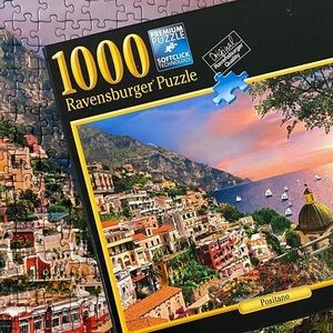 Ravensburger 1000 piece puzzle “Positano” 2013 Italy Complete jigsaw